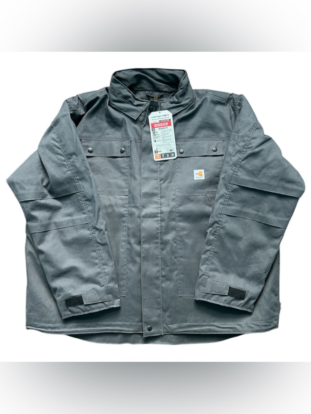 Carhartt FR Flame Resistant Full Swing Quick Duck Insulated Coat 3XL Grey 0J2182